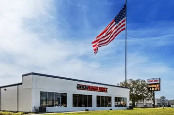 Huge American flag at our Ocala location.