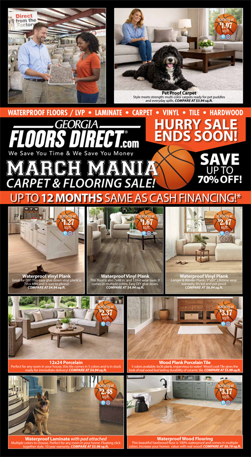 Specials at all our locations.